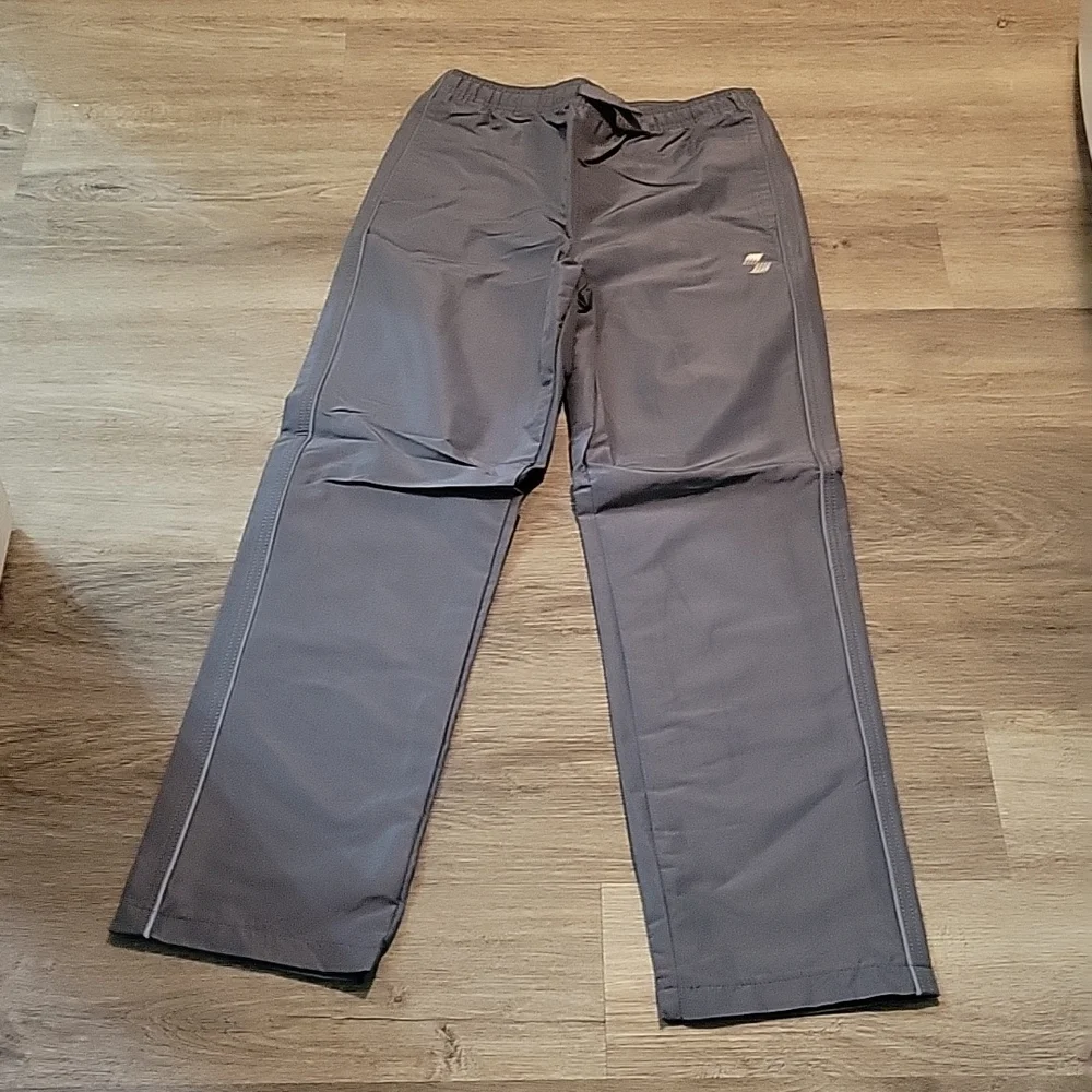 Childrens place grey active elastic waist wind pants xxl